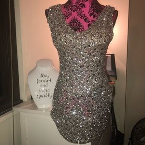 Rhine Stone Musani Couture Dress